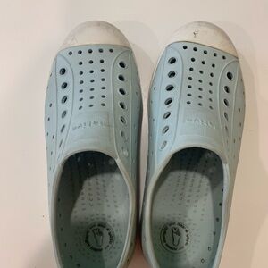 Native Kids Light Blue Slip-On Shoes C13 beach summer vacay play